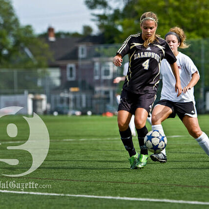 Women's soccer in action, Sept. 1, 2011. Photo by Paul Balite.