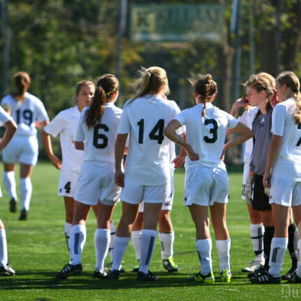 Women's soccer team. Photo by Ian Froese