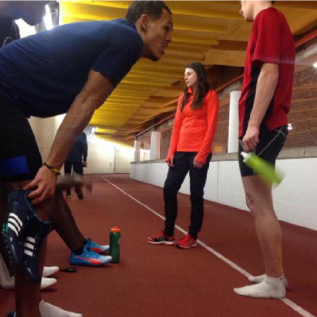 Smith stepped on the track and he excelled at sprinting.