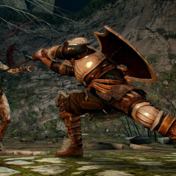 Overcome death with courage and swords. (Press image)