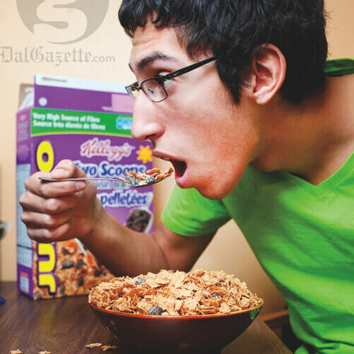 Breakfast of champions. Photo by Angela Gzowski