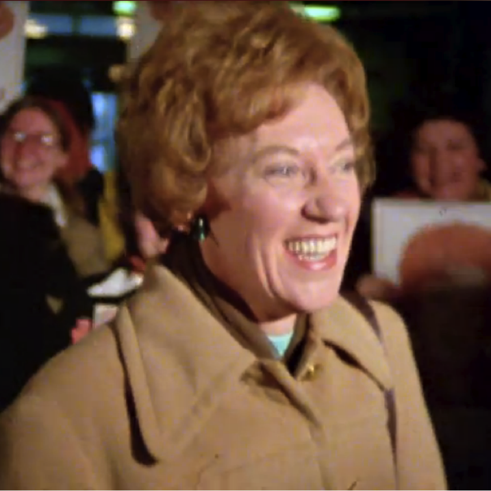 (Screencap from; Flora: Scenes From a Leadership Convention, National Film Board, 1977 )
