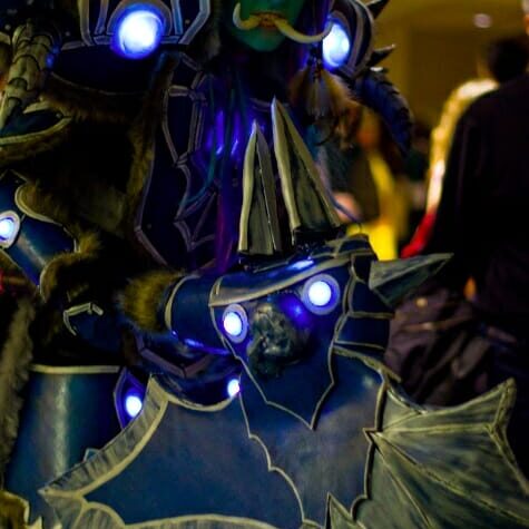 One of Hal-con's more lavishly dressed patrons (Photo by Bryn Karcha)