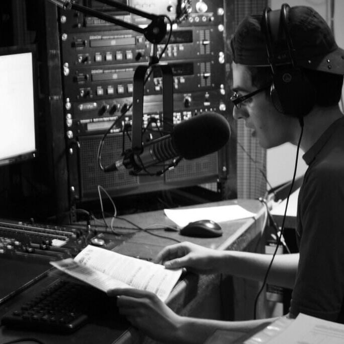 Haydn Watters hosting Smorgasborg • • • Photo by CKDU