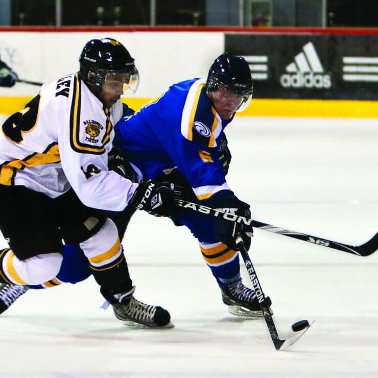 Men's hockey lose out. Photo by Martina Marien.