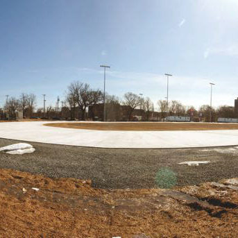 The Oval looks better than last year, but there is room for improvement. Photo by Angela Gzowski