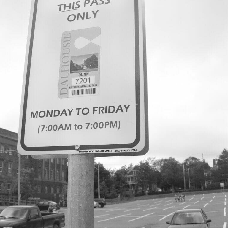 parking permits -- photo by torey ellis