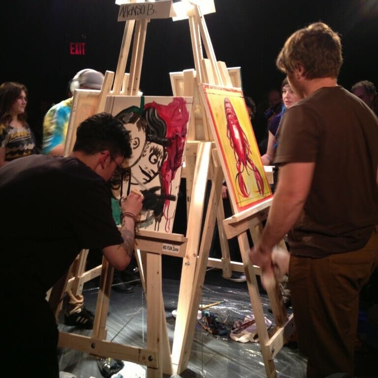 Easel freestyles. (Photo supplied)