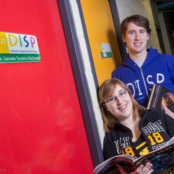 Randi Sullivan and Callum Mireault are DISP alumni. (David Munro photo)