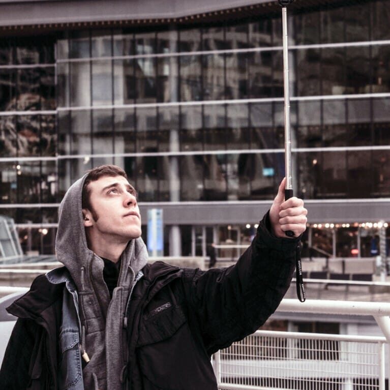 "This camera sees the future." (Matt Glynn photo)