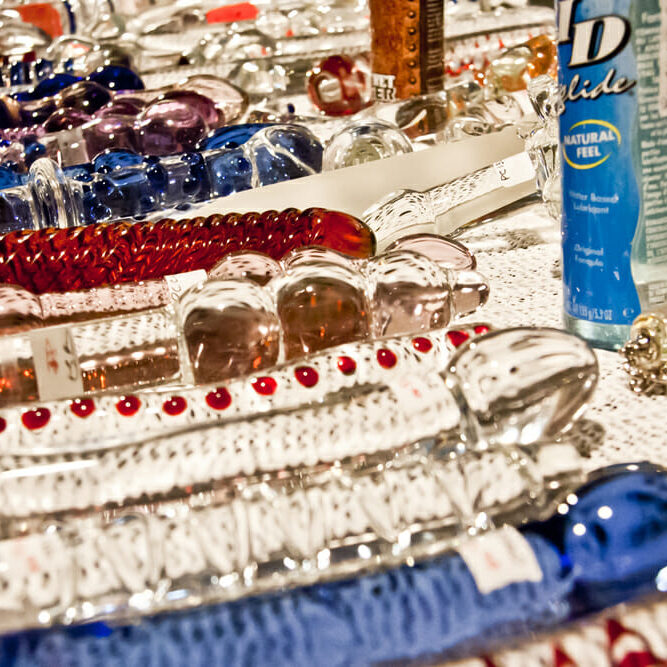 A multitude of hand-blown delights. (Photo by Donna Rae Miligan)