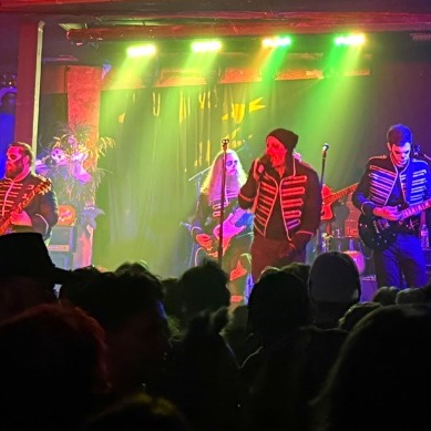 the_kids_from_yesterday_onstage_at_the_marquee_on_oct_11_2025 2 The Black Parade, a My Chemical Romance tribute night hosted by Lumen Lux Productions at the Marquee Ballroom in Halifax, Nova Scotia, on Friday, Oct. 11, 2024. (Barley Burns/The Dalhousie Gazette)