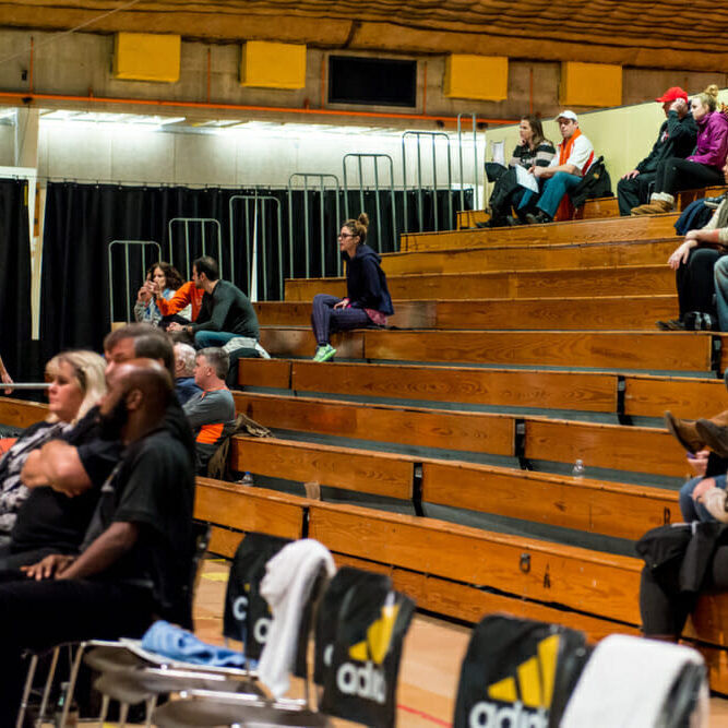 Will these bleachers be filled the next time around? (Photo by Kit Moran)